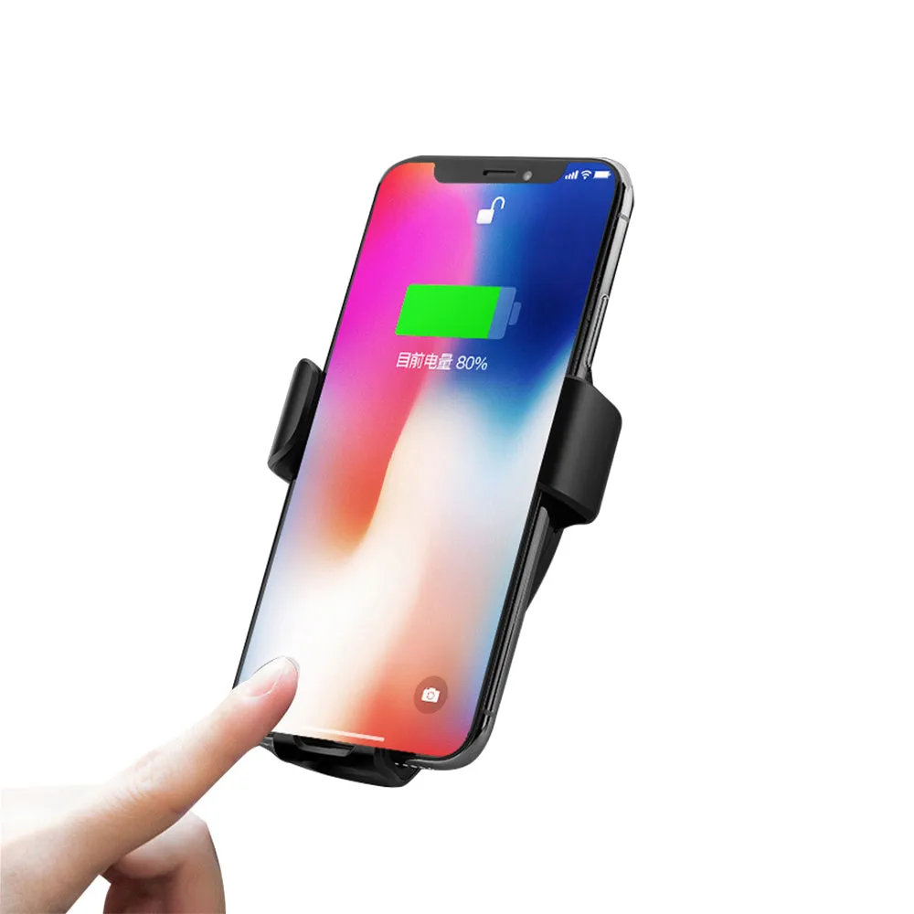 10W QI Wireless Charger Car Mount Holder Stand