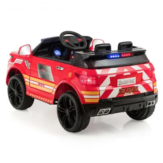 12V Kids Electric Bluetooth Ride On Car with Remote Control-Red