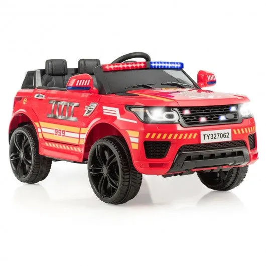 12V Kids Electric Bluetooth Ride On Car with Remote Control-Red