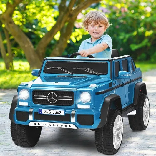 12V Licensed Mercedes-Benz Kids Ride On Car-Navy