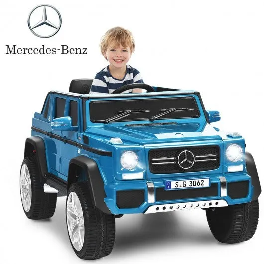 12V Licensed Mercedes-Benz Kids Ride On Car-Navy