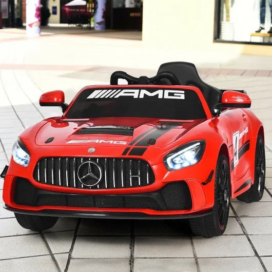 12V Mercedes Benz AMG Licensed Kids Ride On Car-Red