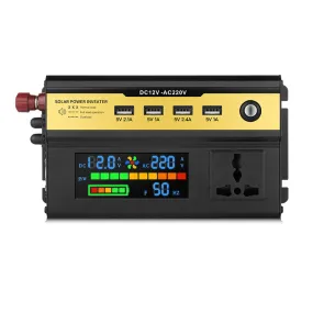 12V to 220v Digital Display External Insurance Car Inverter Pure Sine Wave 500w 1200w 1600w 2200w