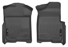 2009-2014 Ford F150 Front Floor Liners - Black