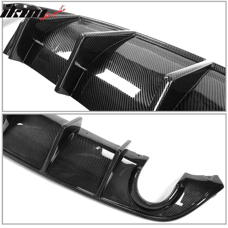 2015-2023 Dodge Charger Rear Bumper Diffuser   Side Aprons Lip CFL