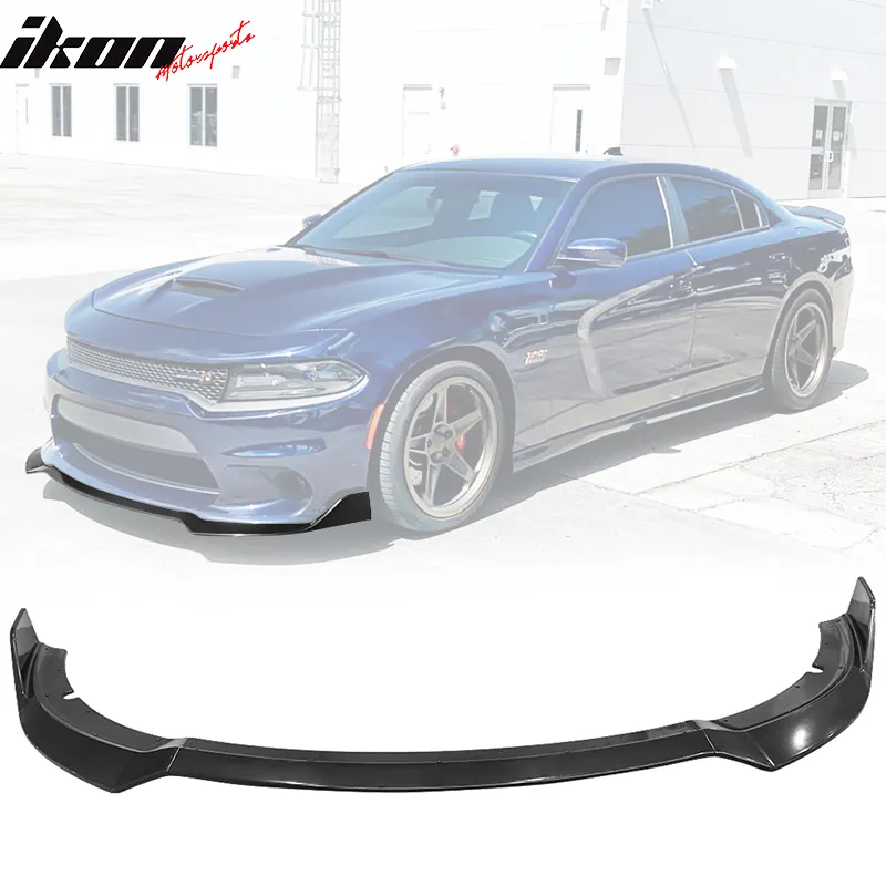 2015-2023 Dodge Charger SRT V1 Style  Front Bumper Lip 3PCS ABS