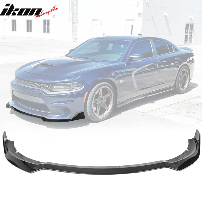 2015-2023 Dodge Charger SRT V1 Style  Front Bumper Lip 3PCS ABS