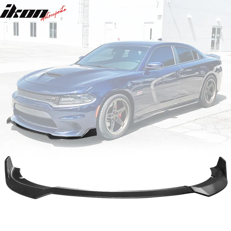 2015-2023 Dodge Charger SRT V1 Style  Front Bumper Lip 3PCS ABS