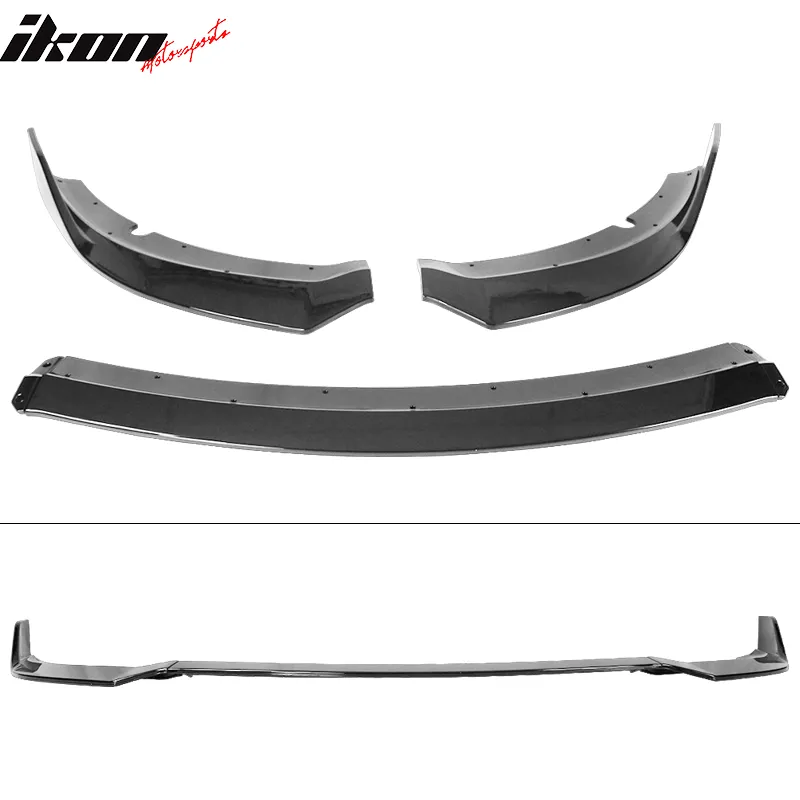 2015-2023 Dodge Charger SRT V1 Style  Front Bumper Lip 3PCS ABS