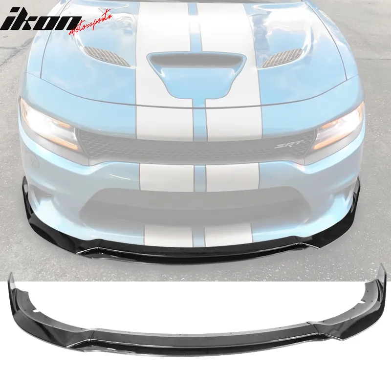 2015-2023 Dodge Charger SRT V3 Style Front Bumper Lip 4PCS  ABS