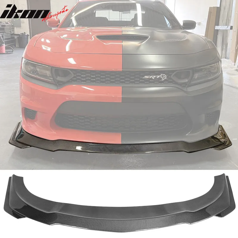 2015-2023 Dodge Charger SRT V3 Style Front Bumper Lip Spoiler PP