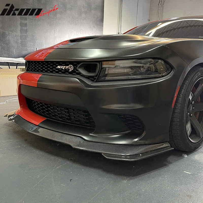 2015-2023 Dodge Charger SRT V3 Style Front Bumper Lip Spoiler PP