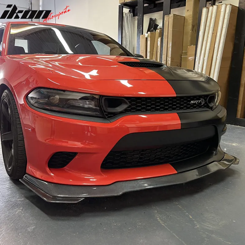 2015-2023 Dodge Charger SRT V3 Style Front Bumper Lip Spoiler PP