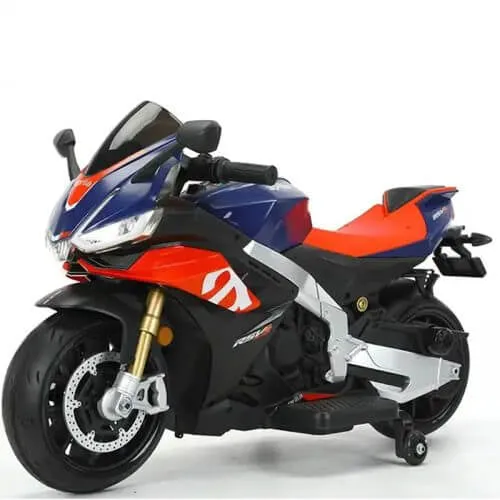 2025 Licensed XL Aprilia RSV4 12V Super Motorcycle 2 Seater Kids Ride On | LED Lights | Rubber Wheels | Racing Bike