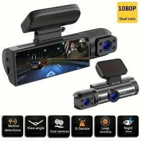 360° Dual View Car Dash Camera with 32GB Card