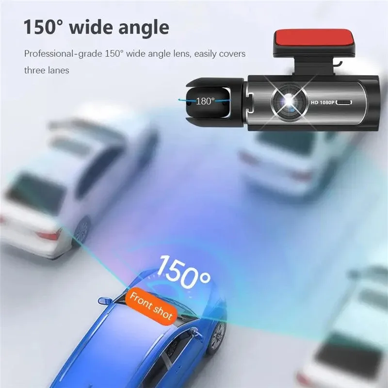 360° Dual View Car Dash Camera with 32GB Card