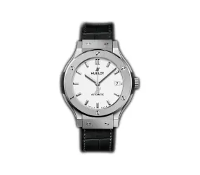 38mm Titanium Opalin Silver Dial