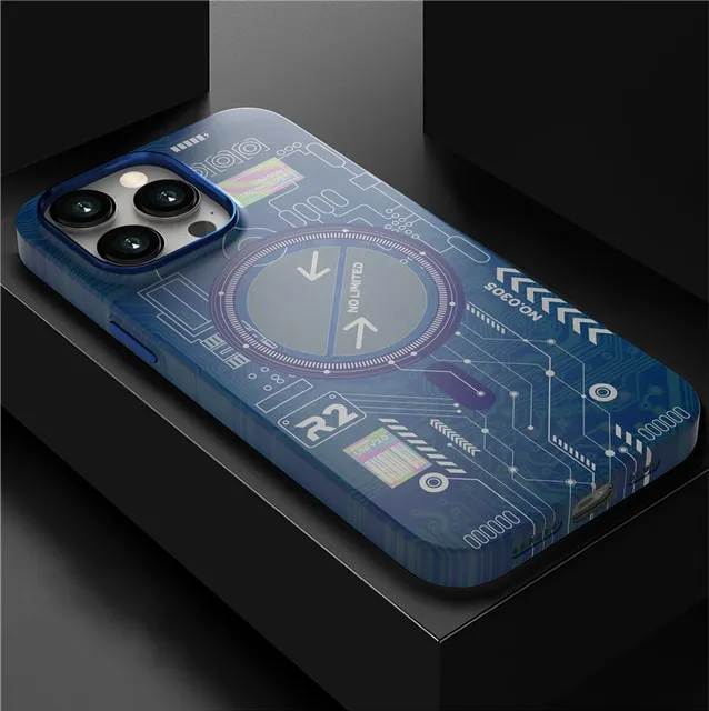 3D Luminous Painting Magnetic Phone Case For iPhone