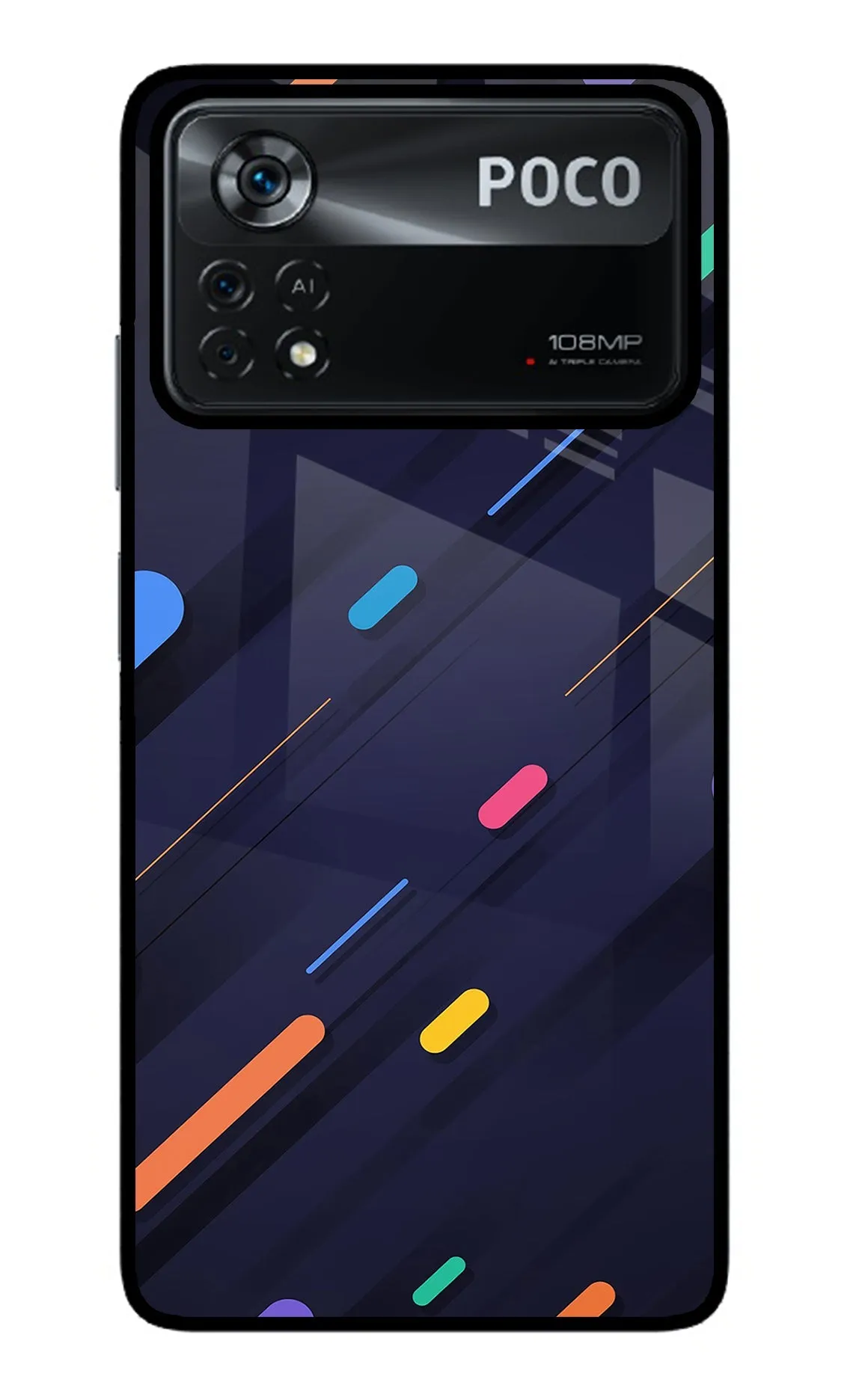 Abstract Design Poco X4 Pro Back Cover