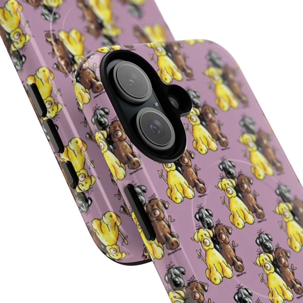 Adorable Labrador Retriever Phone Case with Magnetic Closure