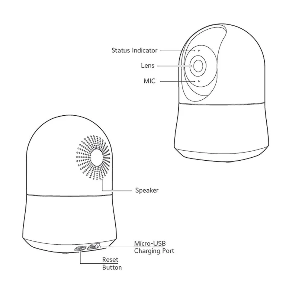 Aeotec Cam 360 HD Wi-Fi Indoor Camera