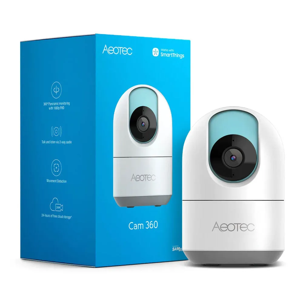 Aeotec Cam 360 HD Wi-Fi Indoor Camera