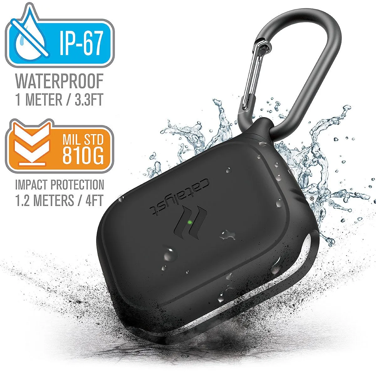 AirPods Pro (Gen 2/1) - Waterproof Case   Carabiner