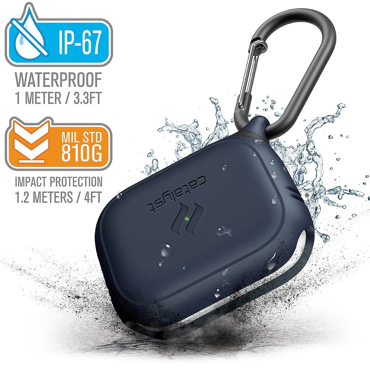 AirPods Pro (Gen 2/1) - Waterproof Case   Carabiner