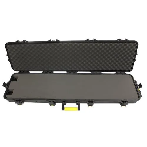 All Weather Case - Double Scoped Rifle Case w-Wheels, Black