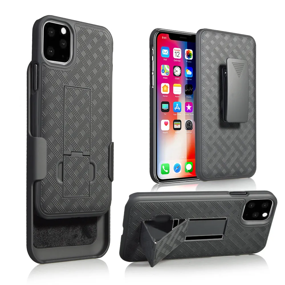 Apple iPhone 11 Case, Rugged Slim Rotating Swivel Lock Holster Shell Combo Clip Cover For iPhone 11