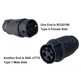 Automotive Rapidé EV Charger Adaptor - Type - 2 (Female) to Type - 1 (Male)