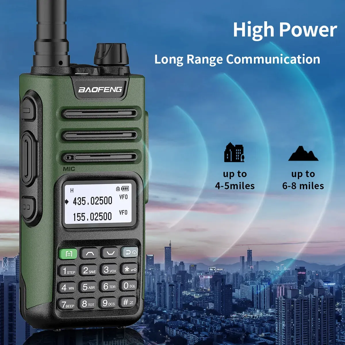 BaoFeng UV-13 PRO V2 Dual Band 999 Channels Walkie Talkie Type-C 16KM Long Range S22 UV-5R Transceiver Ham CB Two Way Radio