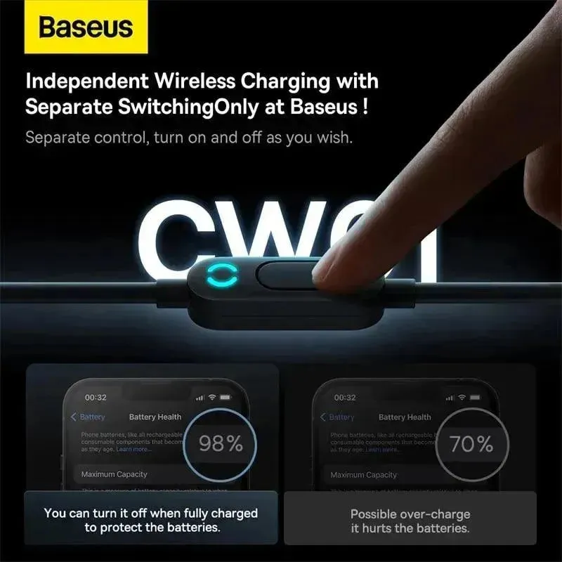 Baseus 40W Magnetic Car Wireless Charger Phone Stand