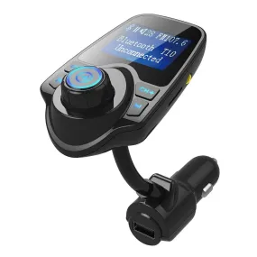 Bluetooth FM transmitter with USB car charger