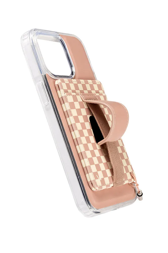 Blush Check Magnetic Case