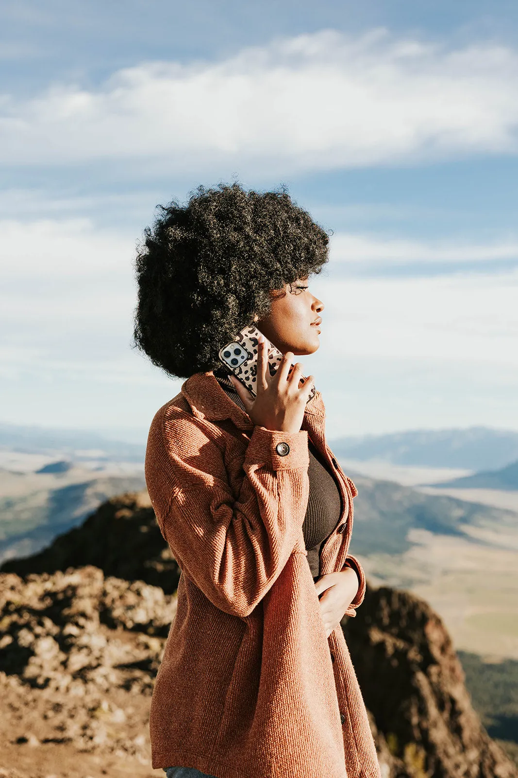 Brown Leopard Magnetic Case