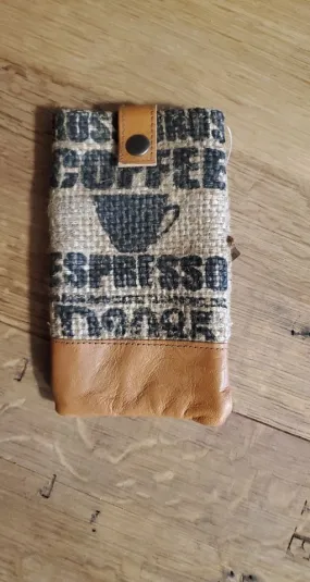 Burlap / Leather Coffee Bean Phone case