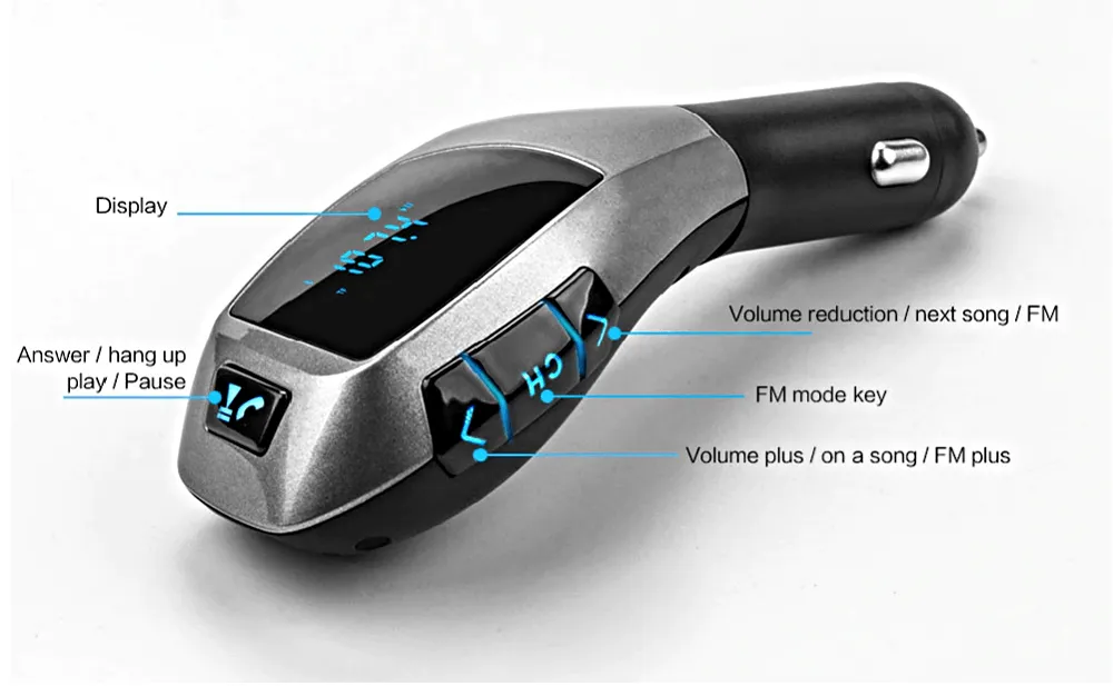 Car Bluetooth Receiver Fm Transmitter