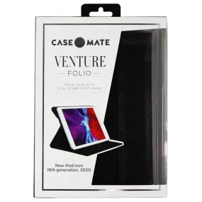 Case-Mate Venture Folio Case for iPad Mini (6th Gen) - Black