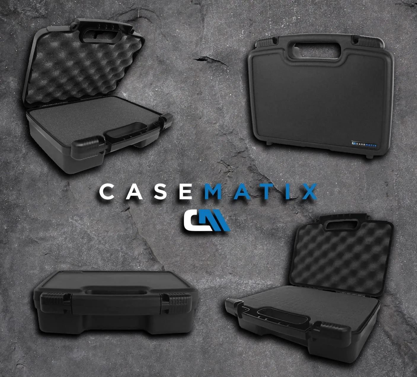 CASEMATIX Microphone Hard Case Compatible with Audio Technica ATR2500x, ATR2100X, AT2035, AT2020, ATR2100 USB, AT2031, ATR2500, AT2050, AT2022 & More