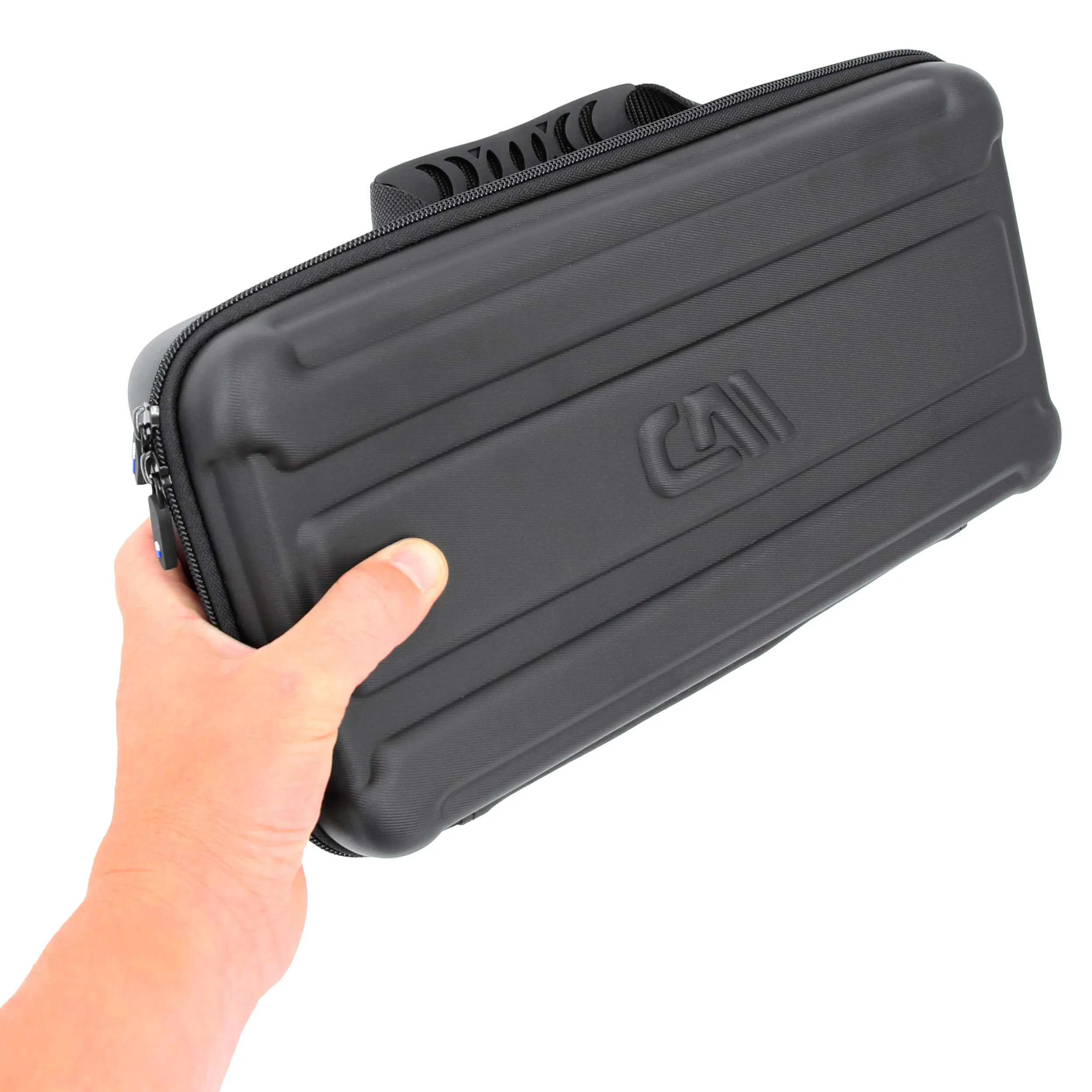 CASEMATIX Wireless Microphone Case Fits Three Wireless Mic System Microphones by Sennheiser, Shure and More, Includes Portable Mic Case Only