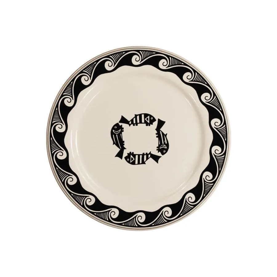 Charger Plate - Mimbreño Black & White | Mimbreño