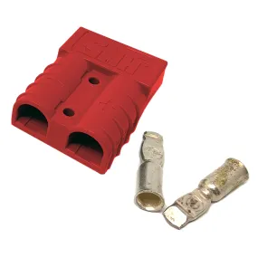 Charger Plug 50A Red, 10-12Ga Contacts