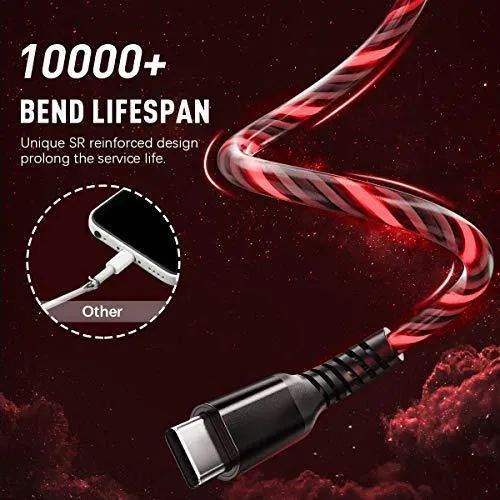 Christmas LED USB Type C Cable.