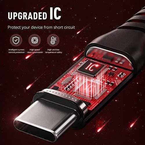 Christmas LED USB Type C Cable.