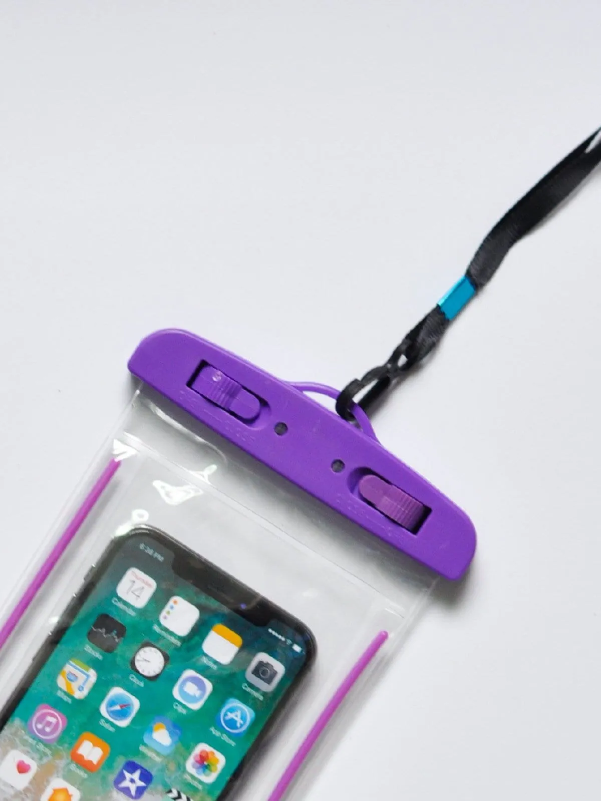 Clear waterproof phone pouch case