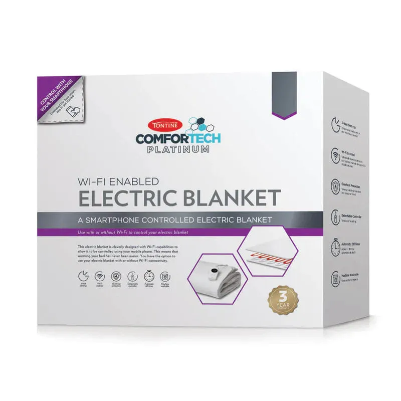 Comfortech Wi-Fi Electric Blanket by Tontine