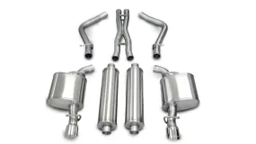 Corsa Extreme Cat-Back Exhaust (Polished): Chrysler 300C / Dodge Charger / Magnum 5.7L Hemi 2005 - 2010