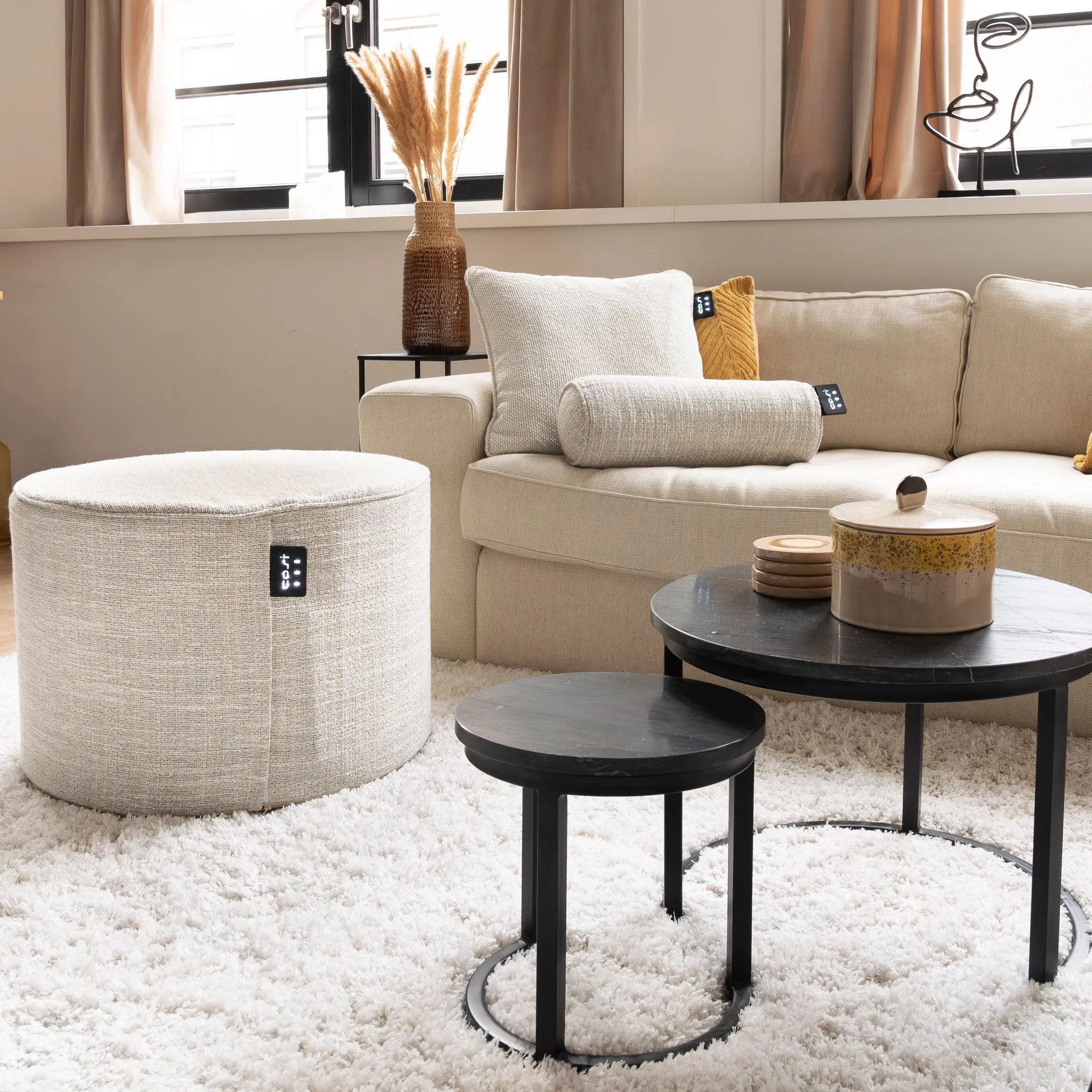 Cosipouf Heated Comfort in Natural