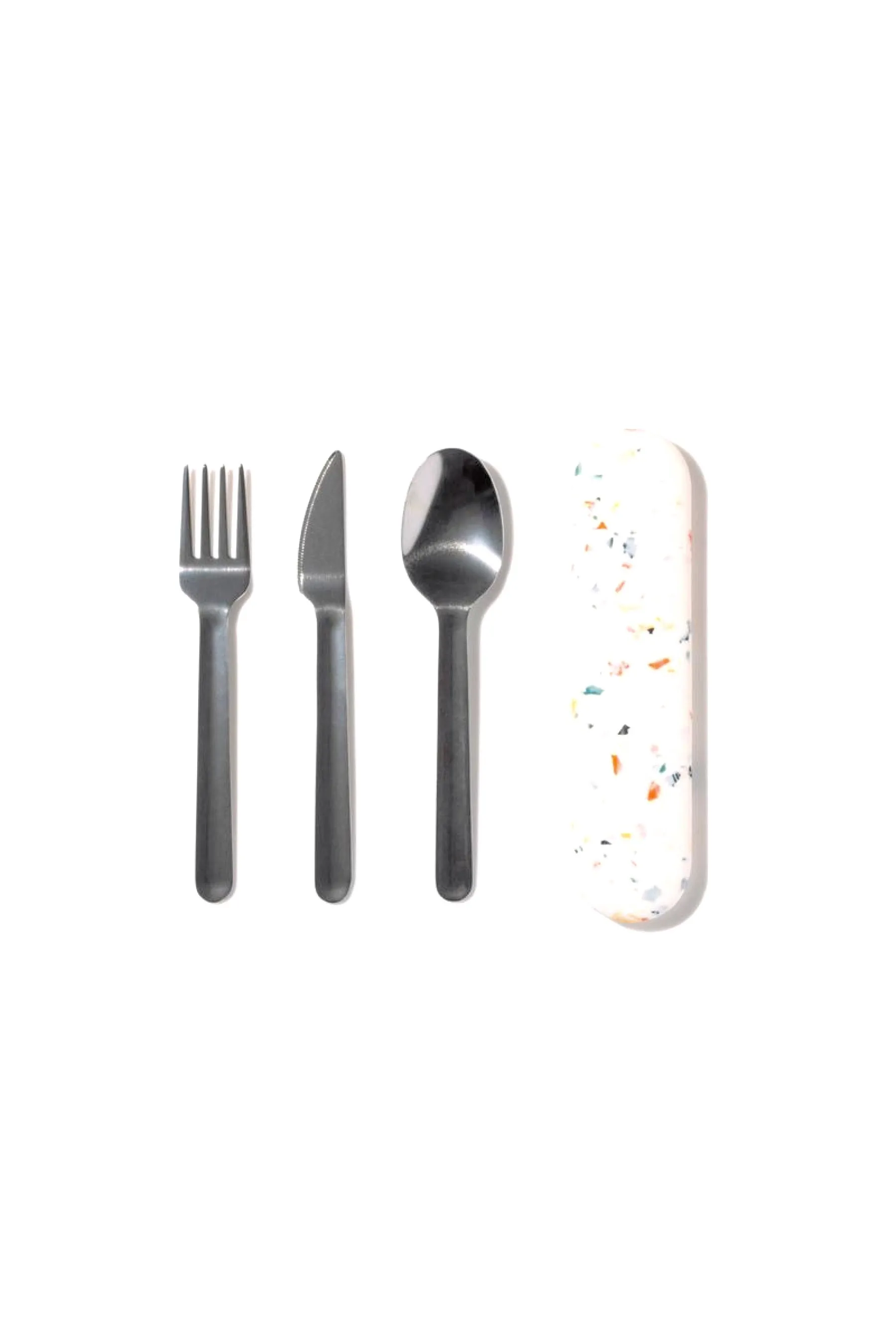 Cream Terrazzo Reusable Utensils